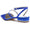 Women's Silk Satin With Ankle Strap Closed Toe Flat Heel Wedding Shoes