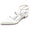 Women's Silk Satin With Ankle Strap Closed Toe Flat Heel Wedding Shoes