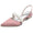 Women's Silk Satin Flower With Closed Toe Flat Heel Evening Shoes