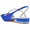 Women's Silk Satin With Ankle Strap Closed ToeRhinestone  Flat Heel Evening Shoes