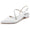 Women's Silk Satin With Ankle Strap Closed ToeRhinestone  Flat Heel Evening Shoes