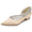 Women's Silk Satin With Rhinestone Tassel Closed Toe Flat Heel Wedding Shoes