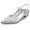 Women's Silk Satin With Closed Toe Ankle Strap Flat Heel Party Shoes