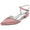 Women's Silk Satin With Closed Toe Ankle Strap Rhinestone Flat Heel Wedding Shoes