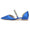 Women's Silk Satin With Rhinestone Closed Toe Flat Heel Wedding Shoes