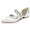 Women's Silk Satin With Rhinestone Closed Toe Flat Heel Wedding Shoes