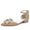 Women's Stretch Glitter With Rhinestone Ankle Strap Closed Toe Flat Heel Evening Shoes