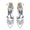 Women's Silk Satin With Ankle Strap Rhinestone Closed Toe Flat Heel Evening Shoes