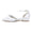 Women's Silk Satin With Ankle Strap Rhinestone Closed Toe Flat Heel Party Shoes