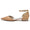 Women's Stretch Glitter With Ankle Strap Closed Toe Flat Heel Party Shoes