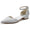 Women's Stretch Glitter With Ankle Strap Closed Toe Flat Heel Party Shoes
