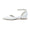 Women's PU With Pearl Rhinestone Ankle Strap Tassel Closed Toe Flat Heel Evening Shoes