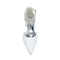Women's PU With Ankle Strap Pearl Tassel Closed Toe Flat Heel Evening Shoes