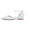 Women's PU With Ankle Strap Pearl Closed Toe Flat Heel Wedding Shoes