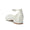 Women's Lace Silk Satin With Ankle Strap Closed Toe Flat Heel Evening Shoes
