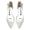 Women's Lace Silk Satin With Ankle Strap Closed Toe Flat Heel Evening Shoes