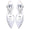 Women's Lace Silk Satin With  Closed Toe Ankle Strap Flat Heel Evening Shoes