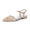 Women's Lace Silk Satin With  Closed Toe Ankle Strap Flat Heel Evening Shoes