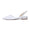 Women's Silk Satin With Lace Closed Toe Ankle Strap Flat Heel Evening Shoes