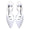 Women's Silk Satin With Lace Closed Toe Ankle Strap Flat Heel Evening Shoes