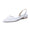 Women's Silk Satin With Lace Closed Toe Ankle Strap Flat Heel Evening Shoes