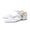 Women's Lace Silk Satin With Closed Toe Ankle Strap Flat Heel Evening Shoes