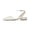Women's Silk Satin With Lace Closed Toe Ankle Strap Flat Heel Evening Shoes