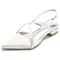 Women's Silk Satin With Ankle Strap Closed Toe Flat Heel Party Shoes