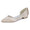 Women's Silk Satin Closed Toe Flat Heel Wedding Shoes