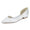 Women's Silk Satin Closed Toe Flat Heel Wedding Shoes