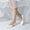Women's Silk Satin With Closed Toe Flower Flat Heel Evening Shoes