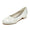 Women's Silk Satin With Closed Toe Flower Flat Heel Evening Shoes