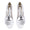 Women's Silk Satin Rhinestone With Closed Toe Flat Heel Evening Shoes