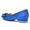 Women's Silk Satin With Flower Rhinestone Peep Toe Flat Heel Wedding Shoes