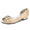 Women's Silk Satin With Flower Rhinestone Peep Toe Flat Heel Wedding Shoes
