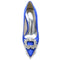 Women's Rhinestone Silk Satin With Closed Toe Stiletto Heel Evening Shoes