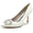 Women's Rhinestone Silk Satin With Closed Toe Stiletto Heel Evening Shoes