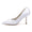 Women's Silk Satin With Flower Closed Toe Stiletto Heel Wedding Shoes