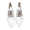 Women's Silk Satin With Flower Closed Toe Stiletto Heel Wedding Shoes