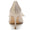 Women's Silk Satin With Bowknot Closed Toe Stiletto Heel Wedding Shoes