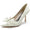 Women's Silk Satin With Bowknot Closed Toe Stiletto Heel Wedding Shoes