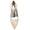 Women's Silk Satin With Lace Closed Toe Stiletto Heel Party Shoes