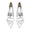 Women's Silk Satin With Closed Toe Stiletto Heel Flower Wedding Shoes