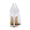 Women's Silk Satin With Flower Rhinestone Closed Toe Stiletto Heel Evening Shoes