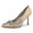 Women's Silk Satin With Rhinestone Closed Toe Stiletto Heel Wedding Shoes