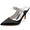 Women's Silk Satin With Ankle Strap Rhinestone Lace Closed Toe Stiletto Heel Wedding Shoes