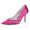 Women's Silk Satin Rhinestone Closed Toe With Rhinestone Stiletto Heel Evening Shoes