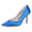 Women's Silk Satin Rhinestone Closed Toe With Rhinestone Stiletto Heel Evening Shoes