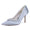Women's Silk Satin Rhinestone Closed Toe With Rhinestone Stiletto Heel Evening Shoes