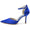Women's Silk Satin With Ankle Strap Closed Toe Stiletto Heel Party Shoes